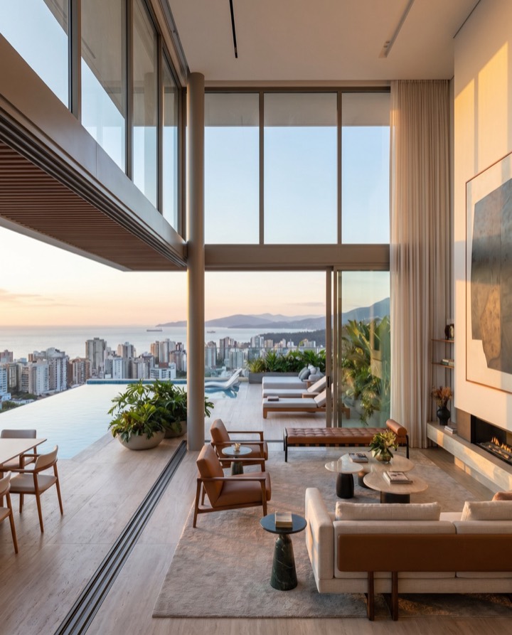 Coberturas e duplex com vista