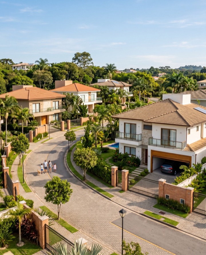 Casas em condomínio de alto padrão
